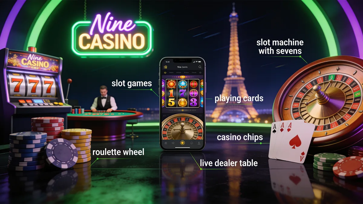 À propos de l'application Nine Casino — nine casino en France